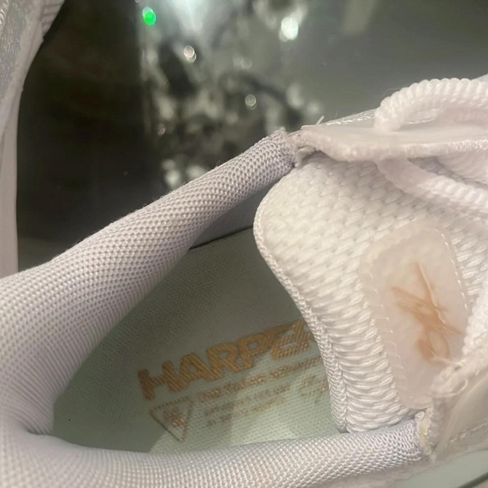 Under Armour Mens Harper 6 Low ST Baseball Cleats white gold size 9 brand new
